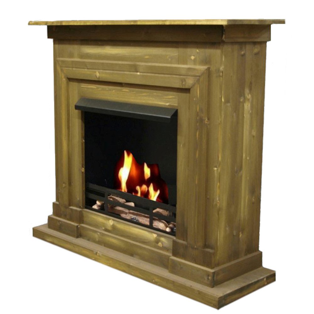 Kaminbau Mierzwa Echtfeuer-Dekokamin Berlin Premium (Brenngel & Bio-Ethanol Kamin Premium), Farbwahl, Sicherheitsglas Wahl, Gelkamin, Ethanolkamin