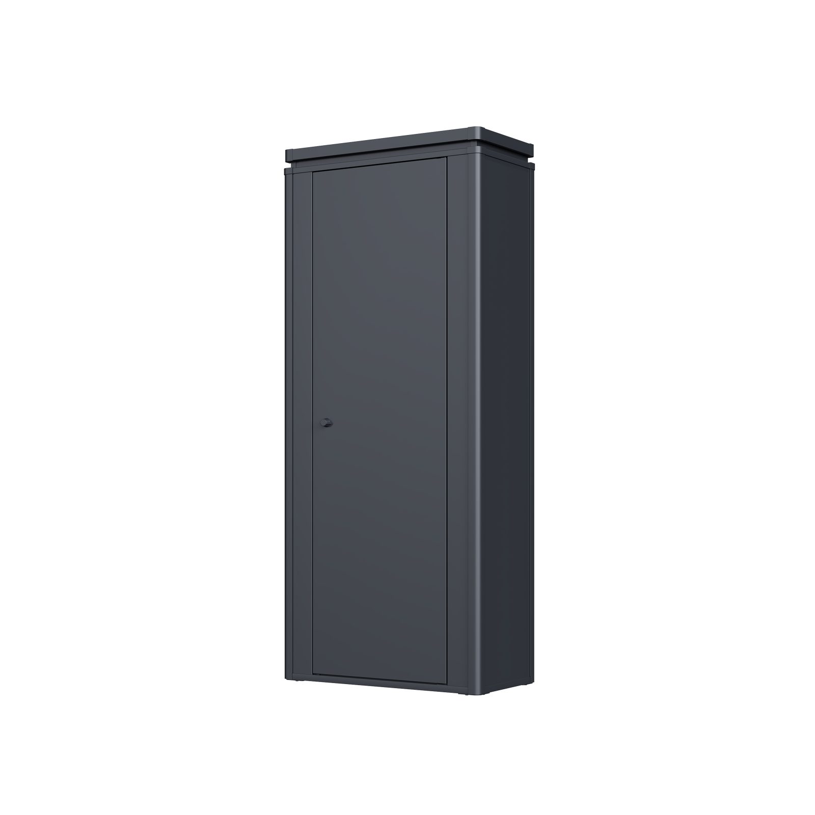 Weide Mehrzweckschrank Gartenschrank 600 L Anthrazit aus Stahl in Anthrazit