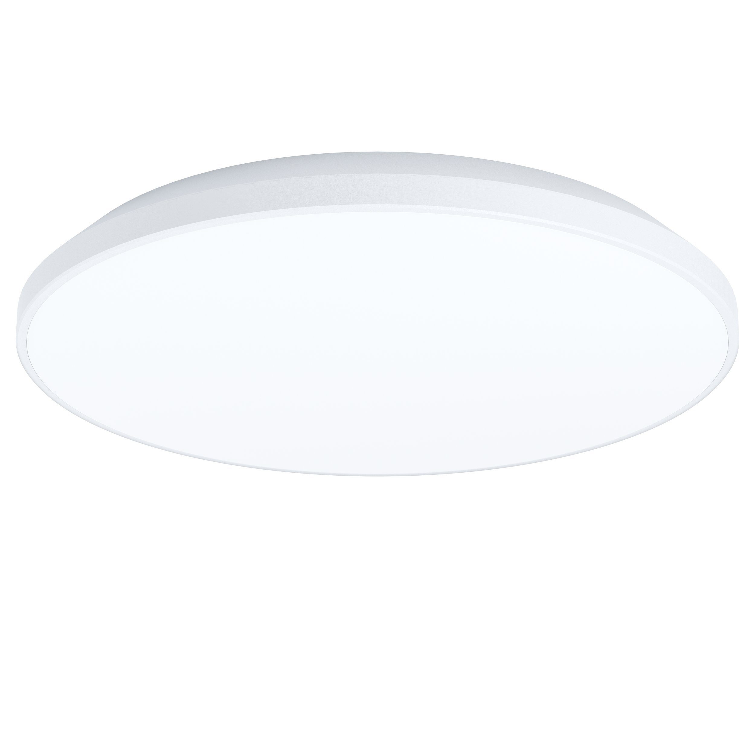 EGLO Aufbauleuchte Crespillo, Leuchtmittel inklusive, Aufbauleuchte, Deckenlampe in Weiß, LED Aufbaulampe, Ø 31,5 cm