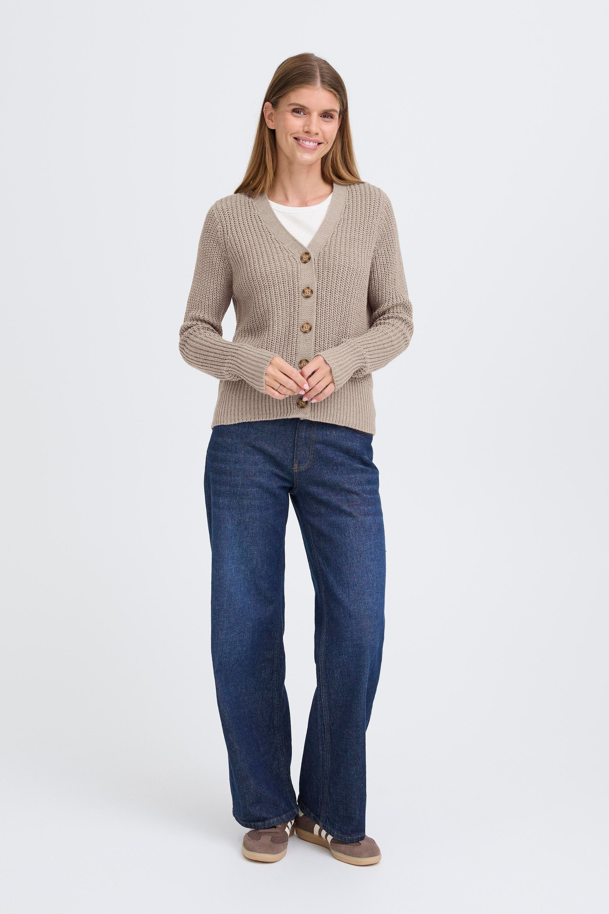 OXMO Strickjacke OXKanna Kuscheliger Cardigan