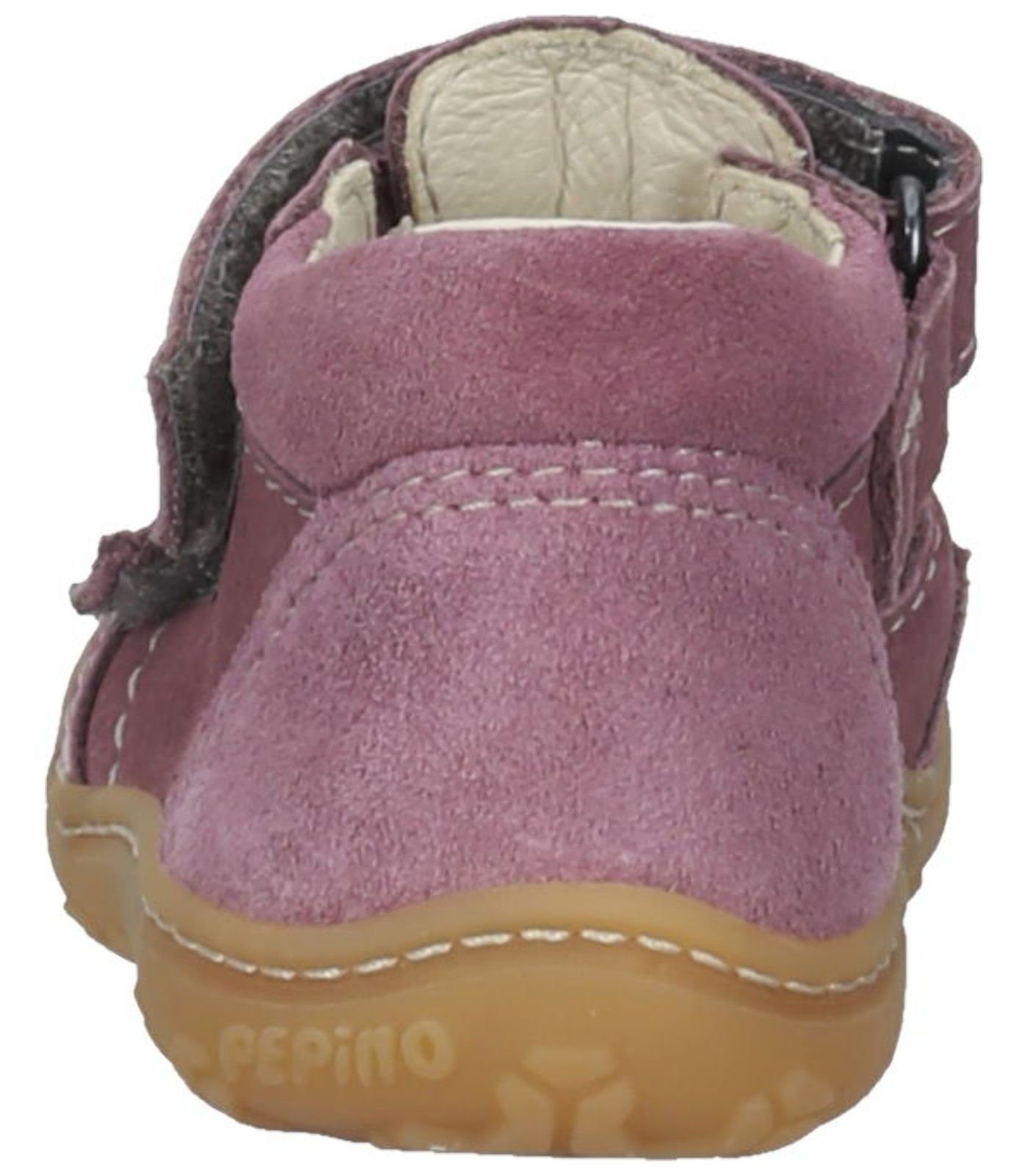 Leder Halbschuhe Ricosta Pepino Purple Klettschuh