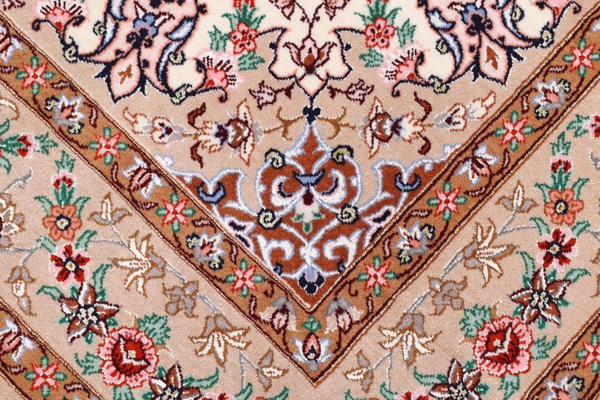 Orientteppich Isfahan Seidenkette 108x162 Trading, Nain Handgeknüpfter Orientteppich, Höhe: mm rechteckig, 8