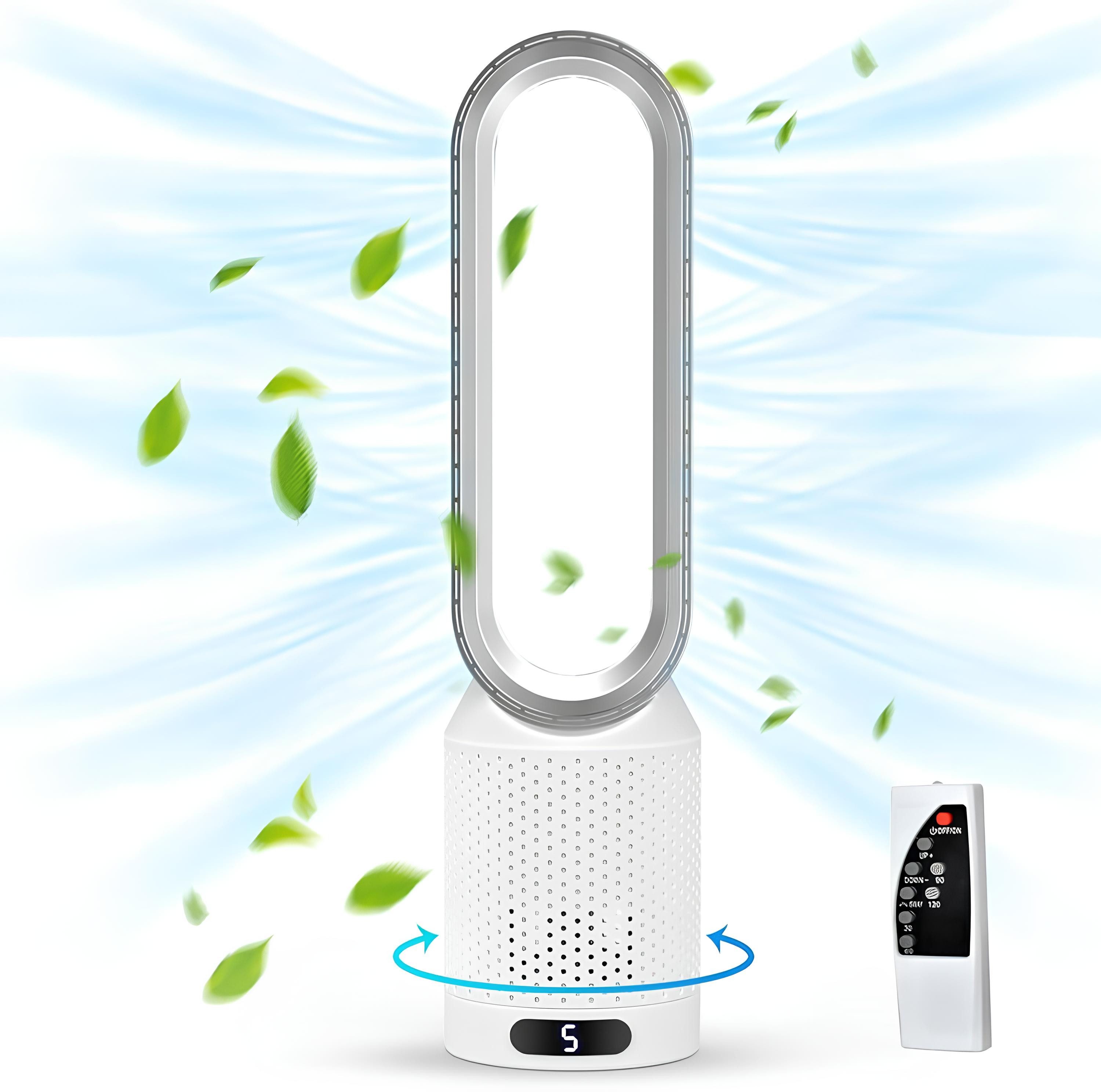 Athlix Standventilator Turmventilator Rotorloser Ventilator leise günstig online kaufen