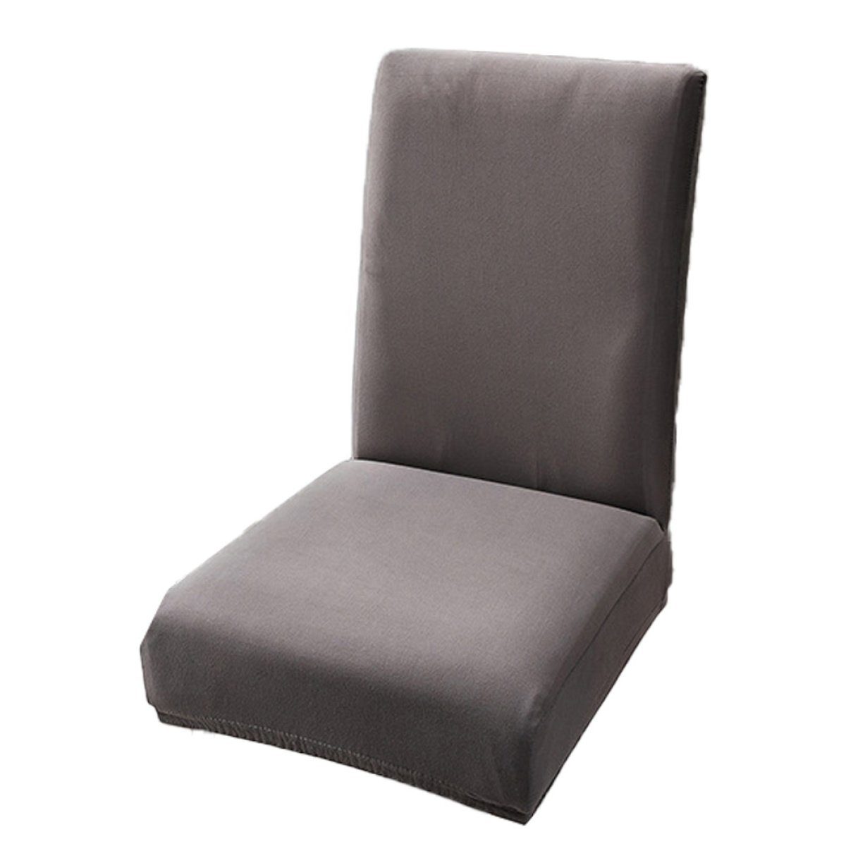 Stuhlhusse Stretch-Stuhlhussen für das Esszimmer, abnehmbare Stuhlschutzbezüge, Juoungle Grau