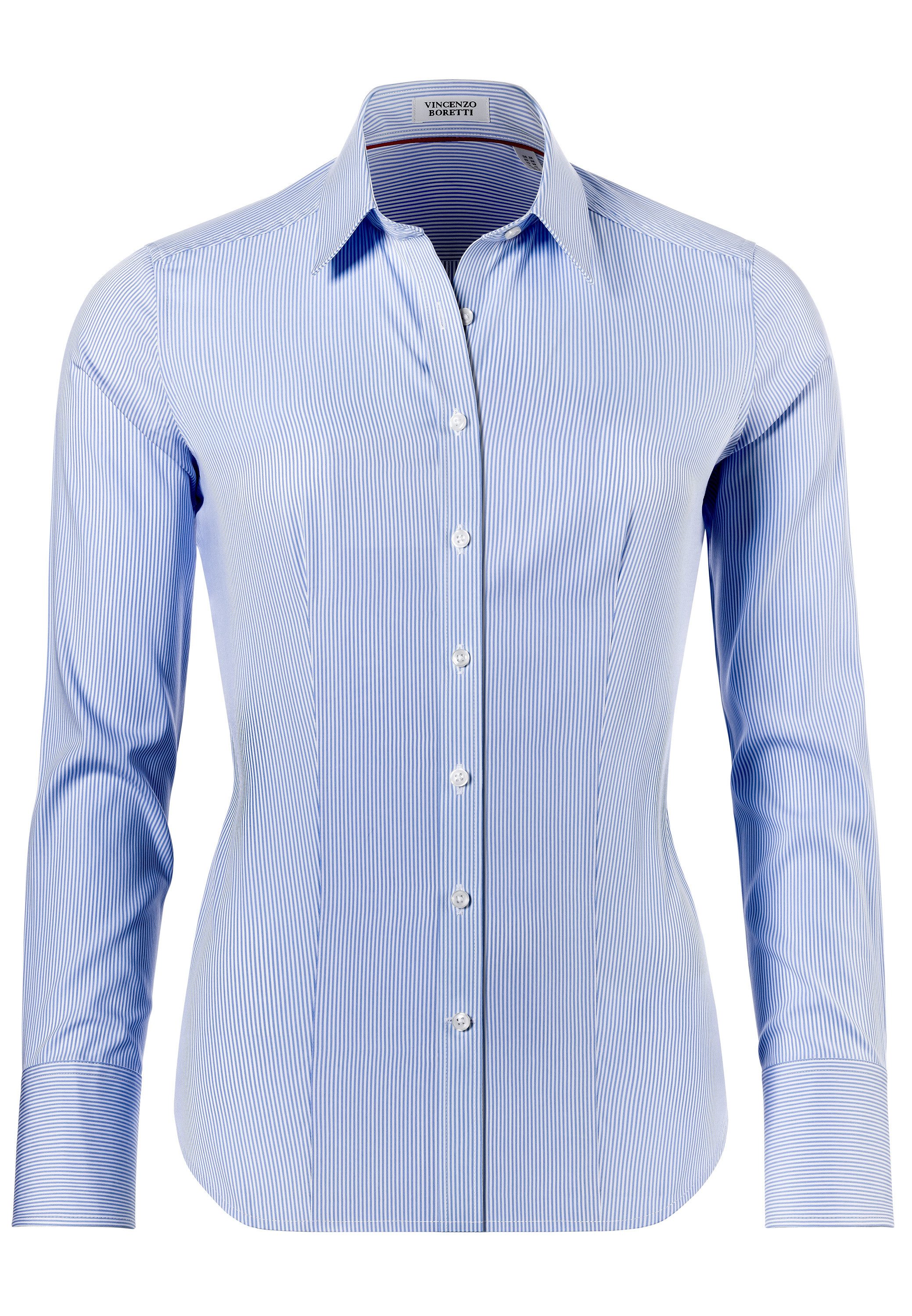 Klassische Bluse leicht tailliert