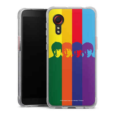 DeinDesign Handyhülle The Beatles - Rainbow, Silikon Hülle, Bumper Case, Handy Schutzhülle, Smartphone Cover Regenbogen The Beatles Band