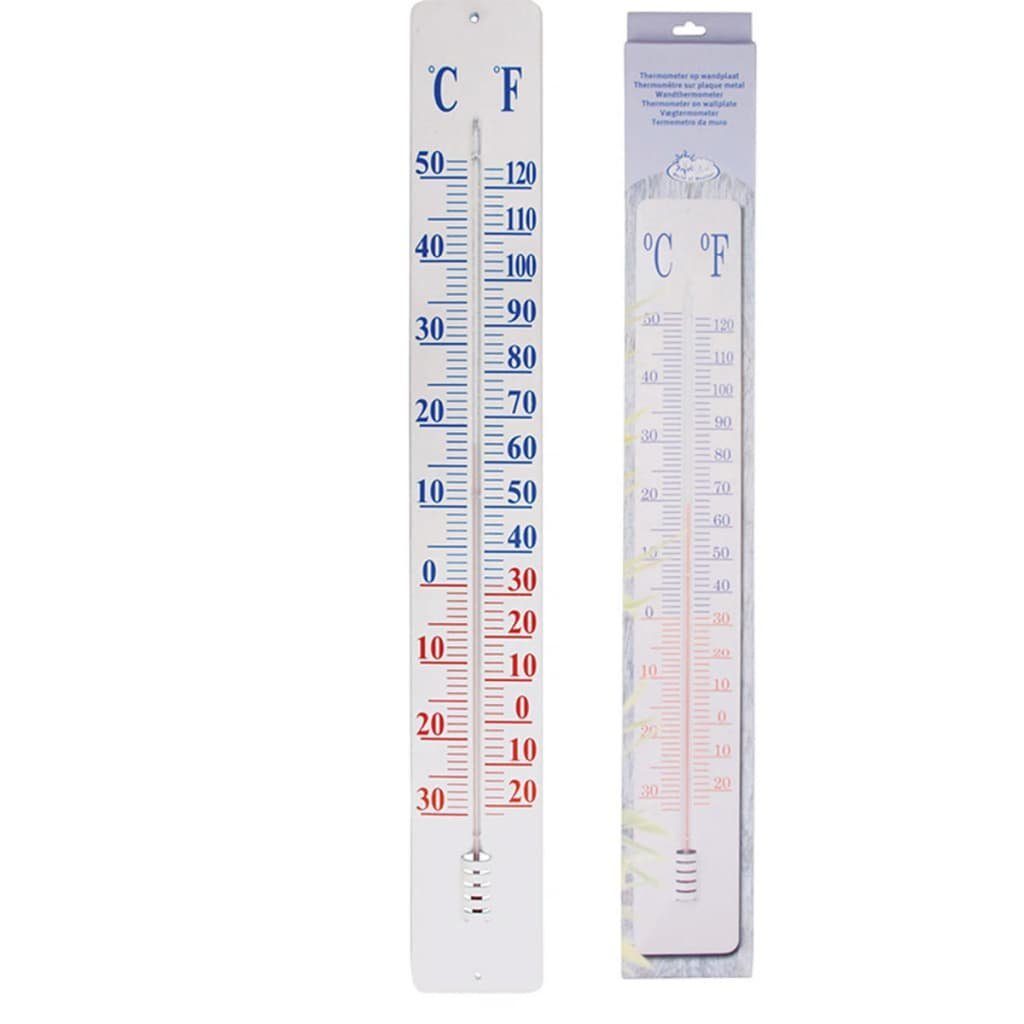 esschert design Wandthermometer 90 cm TH9 Wetterstation