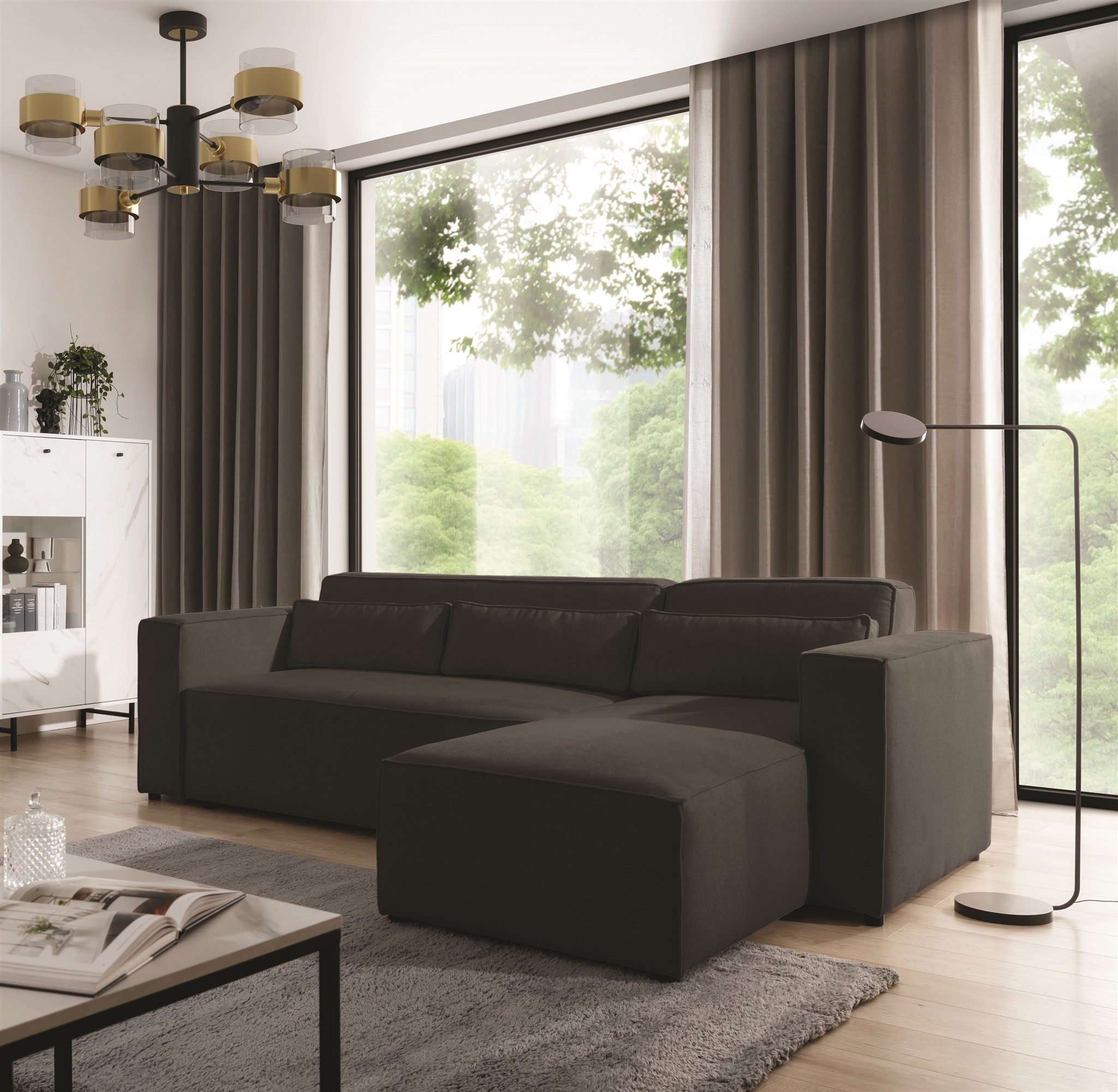 Fun Möbel Ecksofa Schlafsofa WALDO in günstig online kaufen