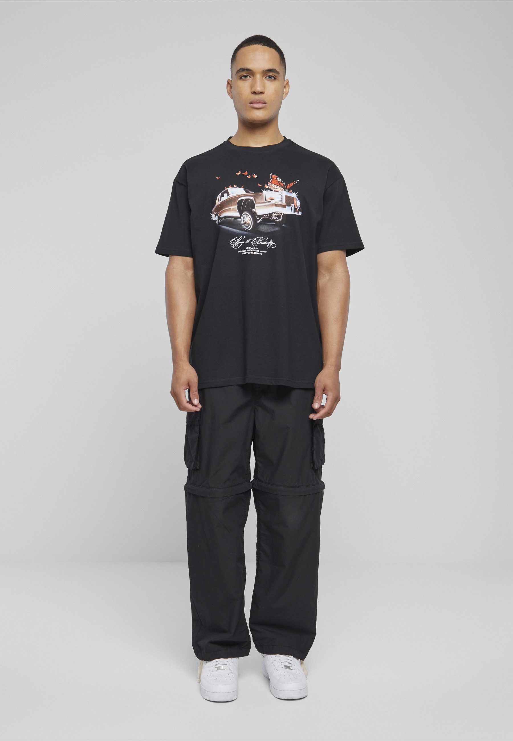 Upscale by Mister Tee T-Shirt Upscale by Mister Tee Unisex Pimp a Butterfly Oversize Tee (1-tlg)