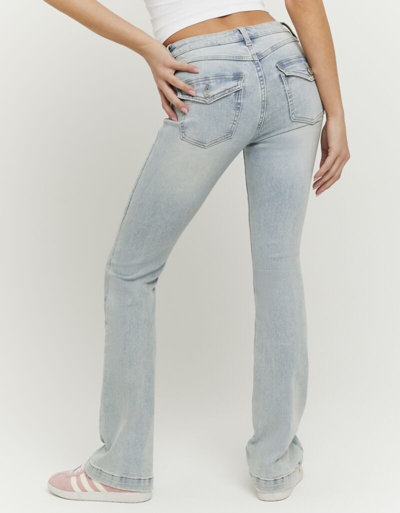 Tally Weijl Bootcut-Jeans SPADEBOOTY Baumwollmischung, Mid Waist