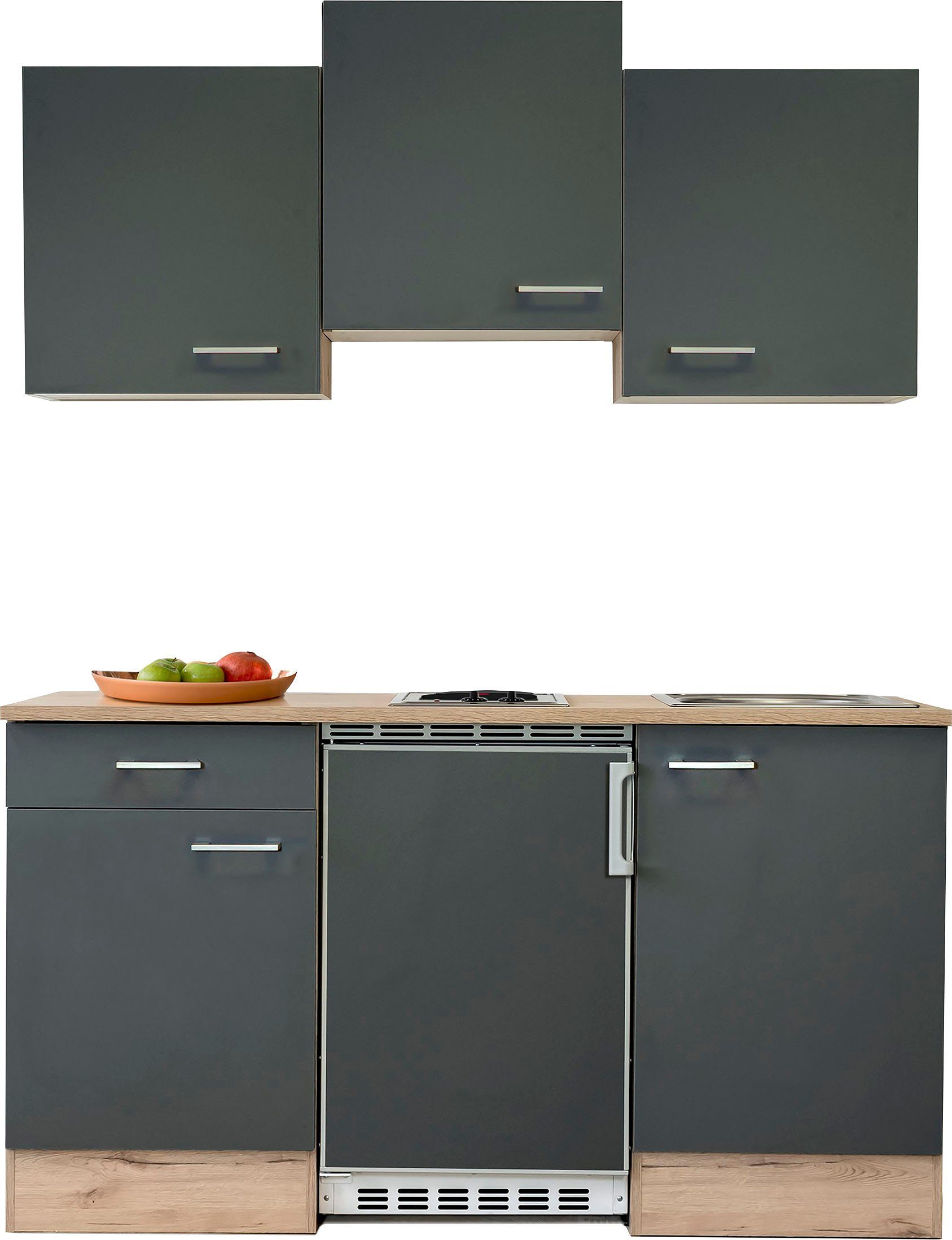 Flex-Well Küchenzeile Morena, mit E-Geräten, Breite 150,5 cm