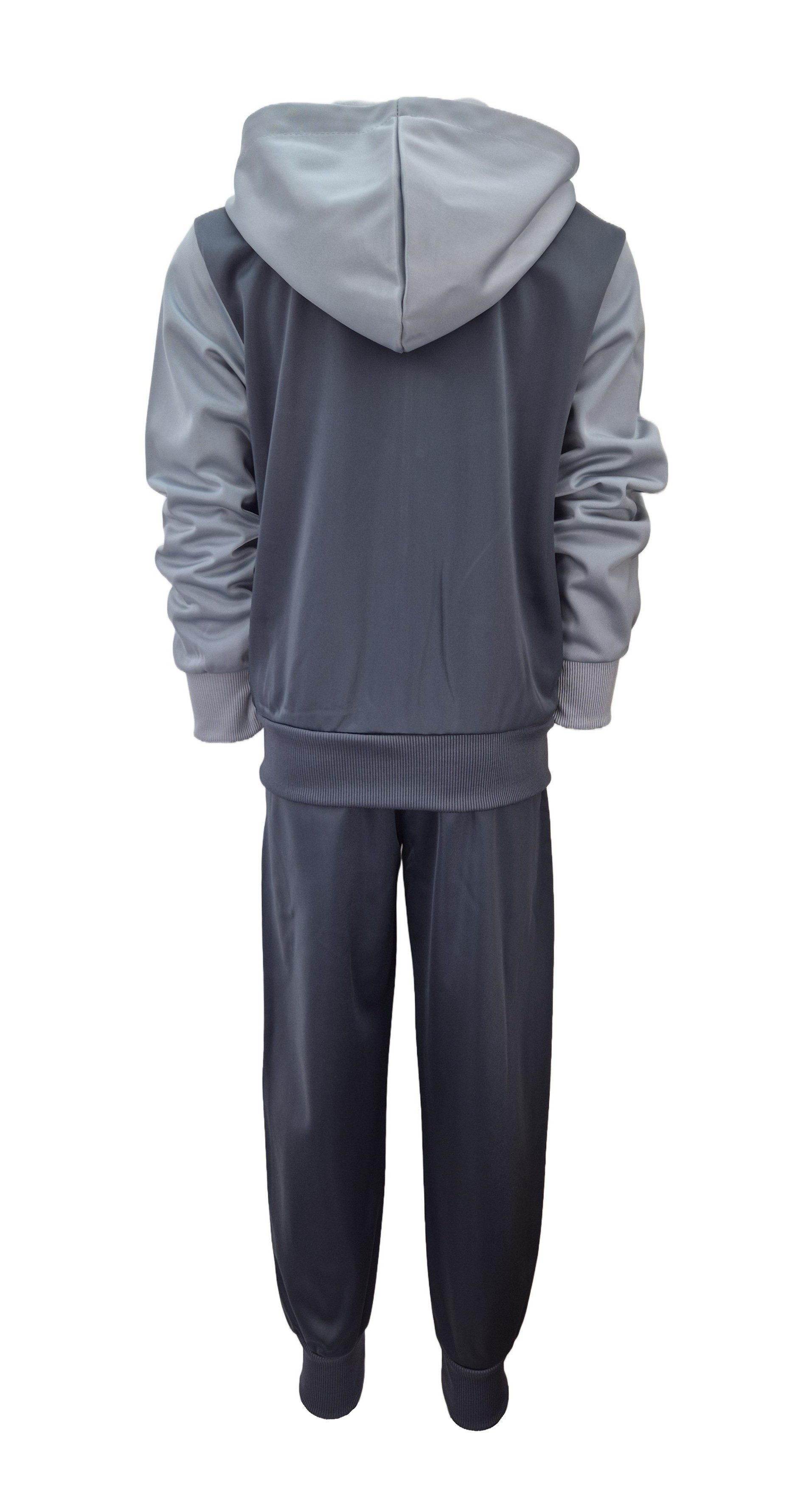 Hessis Trainingsanzug Jogginganzug Freizeitanzug Set für Jungen und Mädchen JF516 (Set, 2-tlg., Jacke mit Jogginghose), bestehend aus Jacke und Jogginghose – Bild 4 von 5