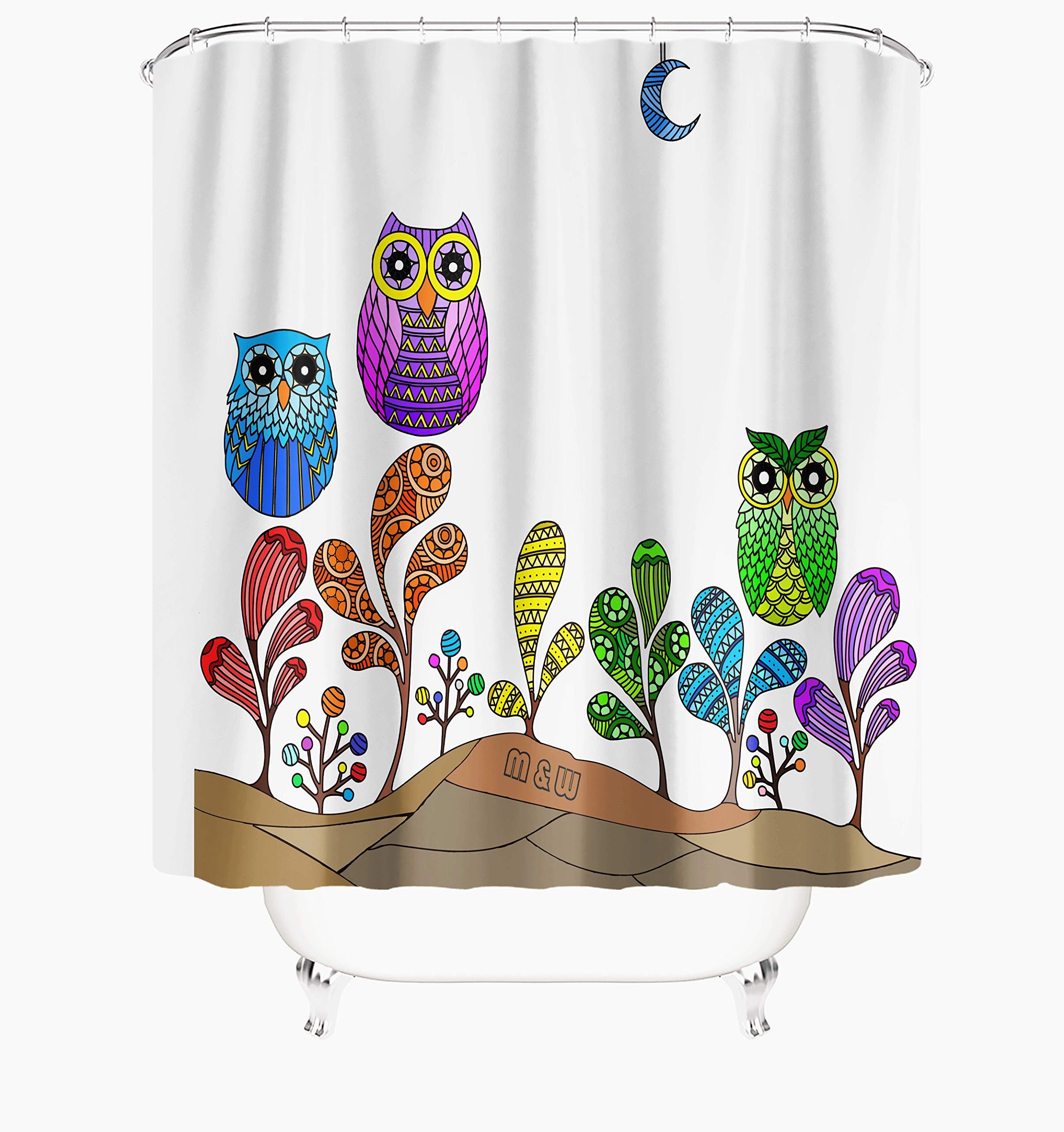 M&W DAS DESIGN Duschvorhang 180x200 Shower curtains Anti schimmel Waschbar günstig online kaufen