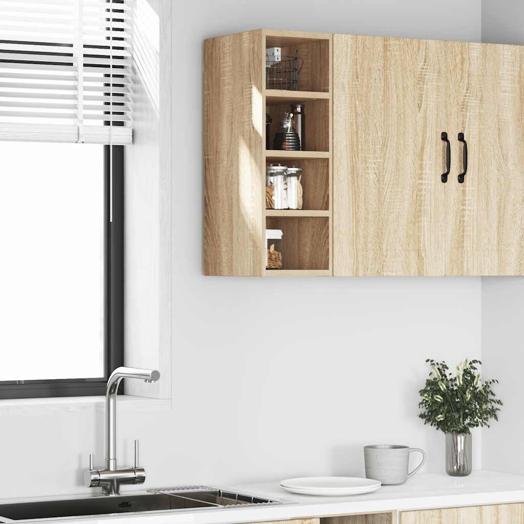 vidaXL Hängeschrank Regal Hängeschrank Sonoma-Eiche 20x29,5x60 cm Spanplatte