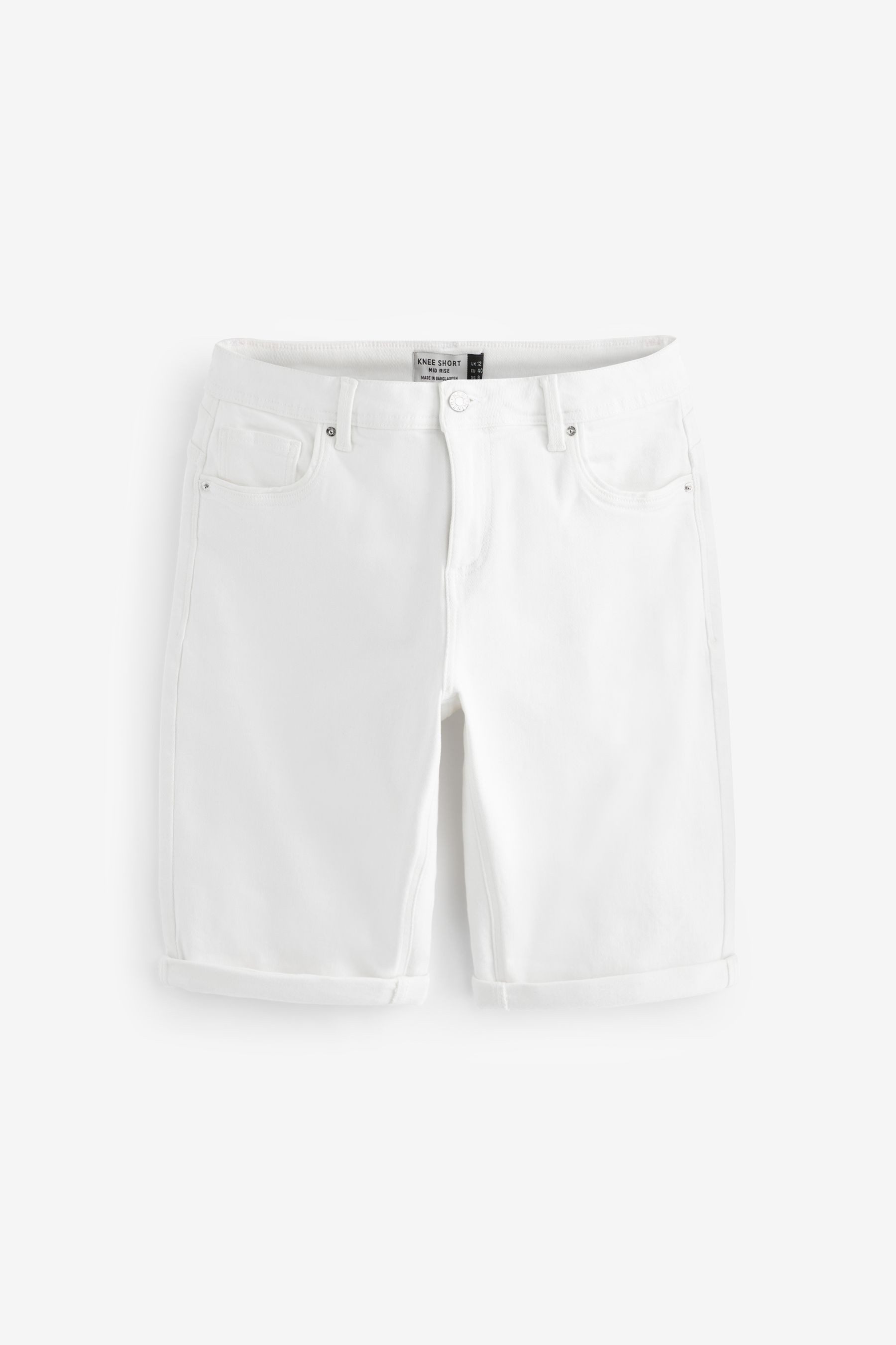 Next Jeansshorts Knielange Denim-Shorts (1-tlg)