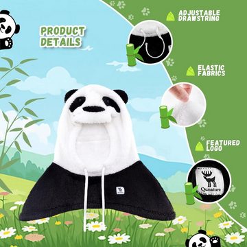 ROCKBROS Sturmhaube Winter Skimaske für Kinder und Eltern, Panda-Design (Vollgesichts-Masken Balaclava für Herbst und Winter Outdoor-Aktivitäten wie Skifahren, Motorradfahren, Radfahren)