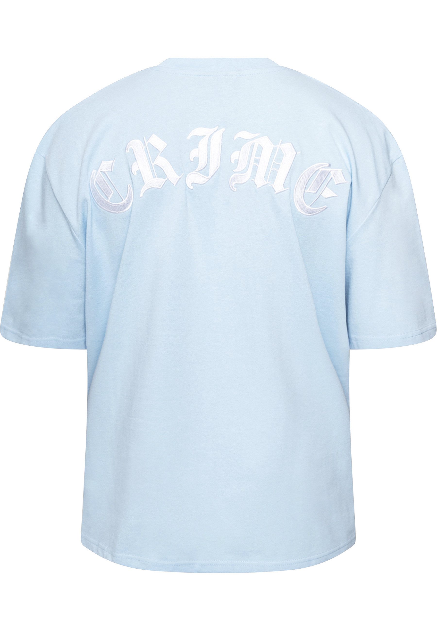 Dropsize T-Shirt Dropsize Herren Heavy Oversize Crime T-Shirt (1-tlg)