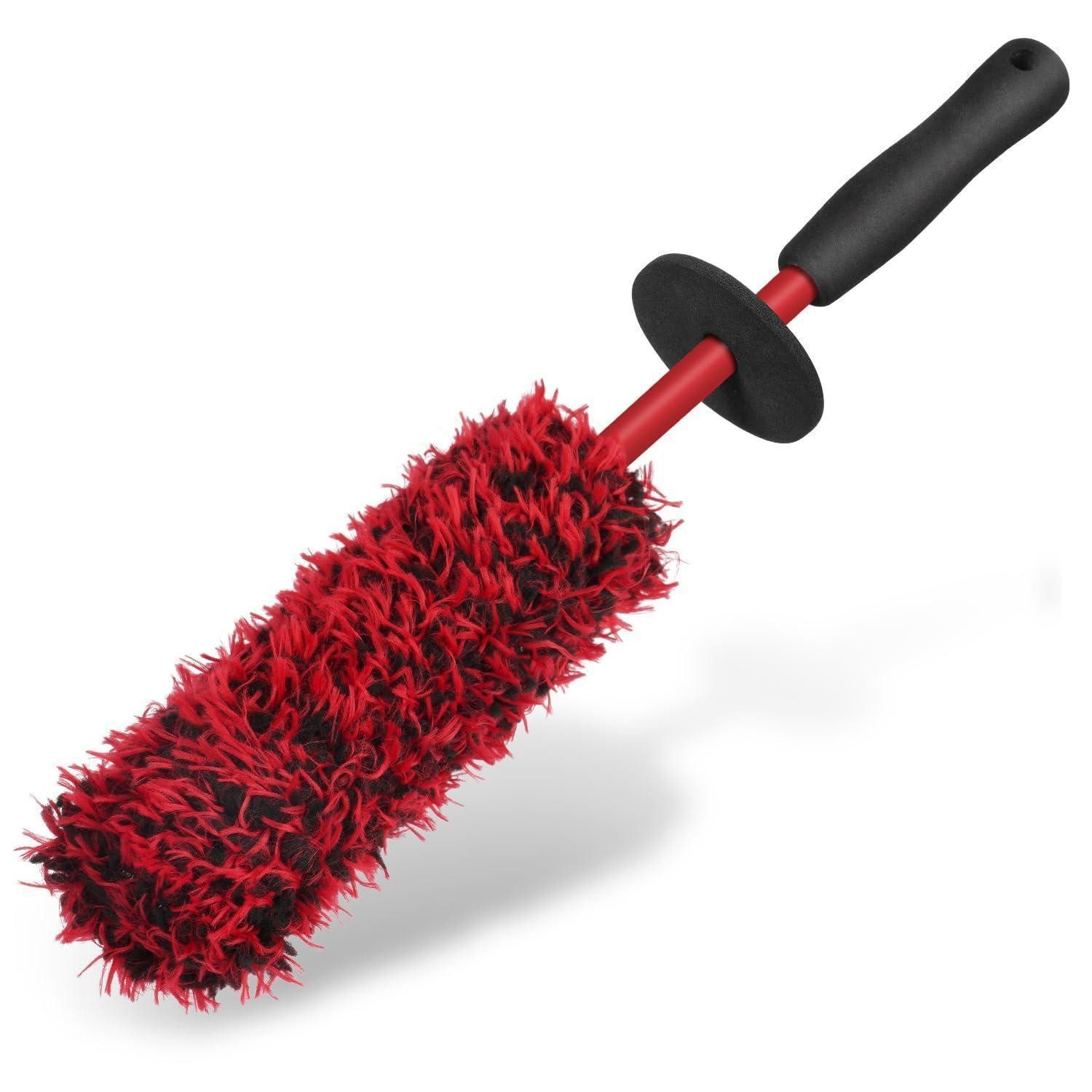 LuxusKollektion Felgenbürste Felgenbürste 40 cm Mikrofaser Alufelgen extra langer Griff