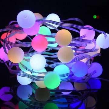 Bedee LED-Lichterkette LED Lichterkette Kugel, LED Globus Lichterketten Außen, Weihnachtsbeleuchtung Stimmungslichter für Zimmer Hochzeit Party Deko