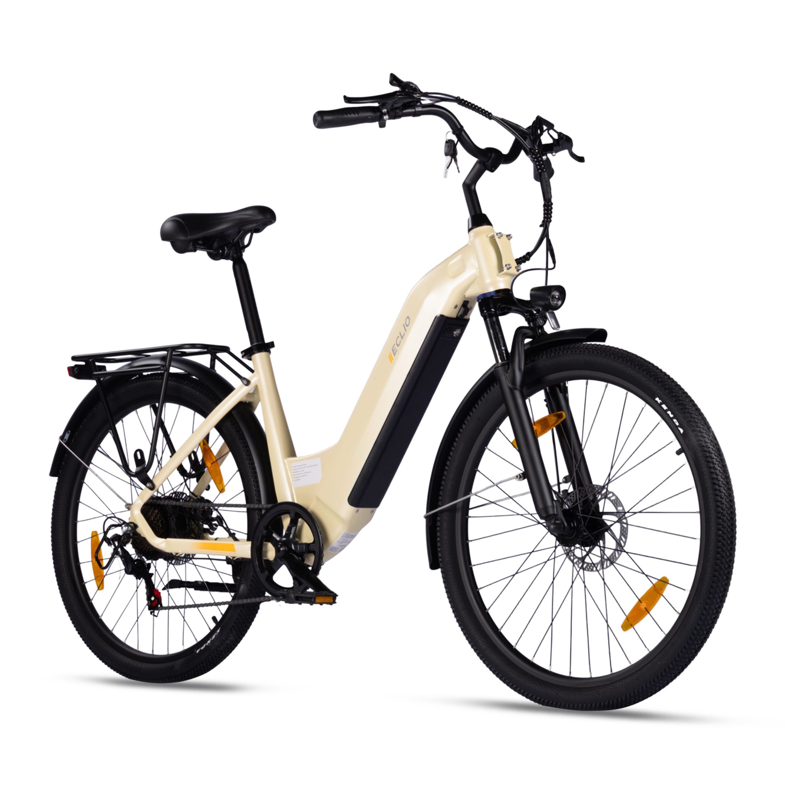 Vankel E-Bike Cityrad e bike für herren 26 zoll 18.2AH 36V 655WH damen 120km Elektrofahrrad, Kettenschaltung, Heckmotor, 655 Wh, (Beleuchtungsset mit Batterieladegerät, Batterieschlüssel, Werkzeug), Komfortables Stadtrad mit Scheibenbremsen & 26" Bereifung für Pendler