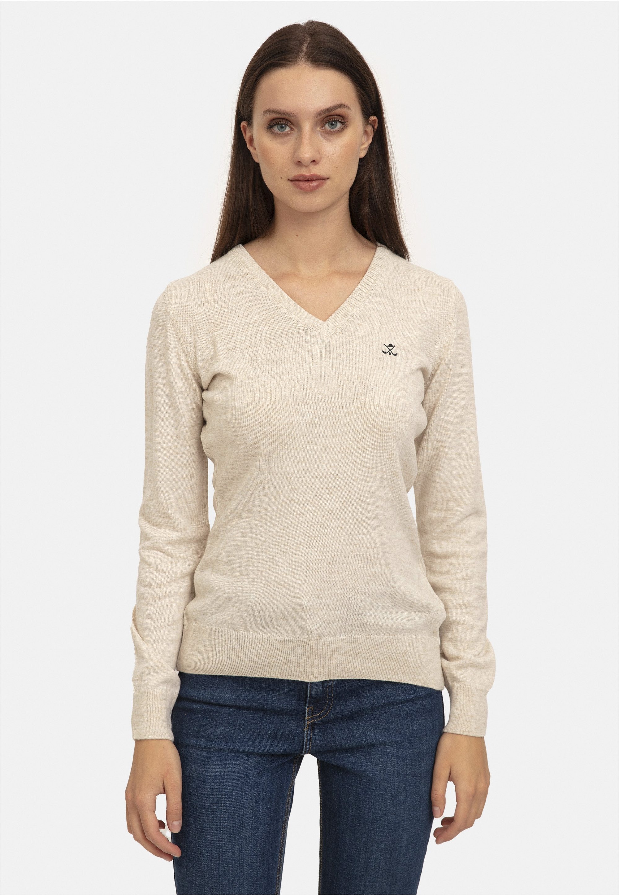 SIR RAYMOND TAILOR Strickpullover Verty (1-tlg) mit klassischem V-Ausschnitt