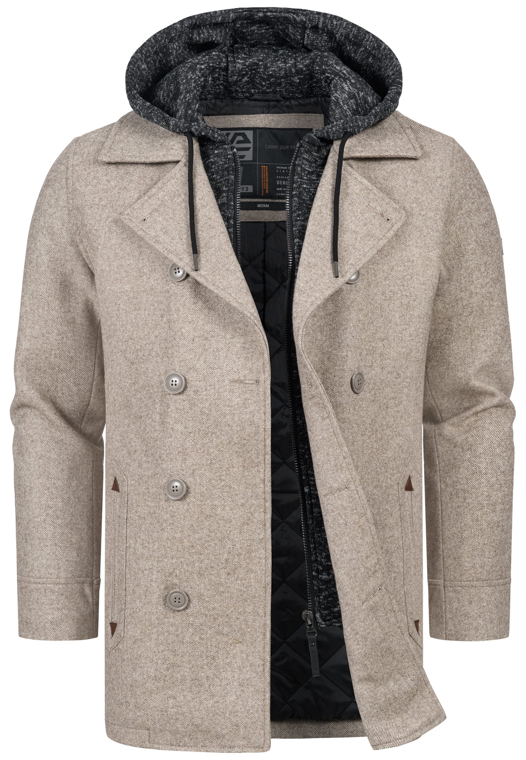 Indicode Kurzmantel Herren Cliff Mantel Winter Herrenmantel günstig online kaufen