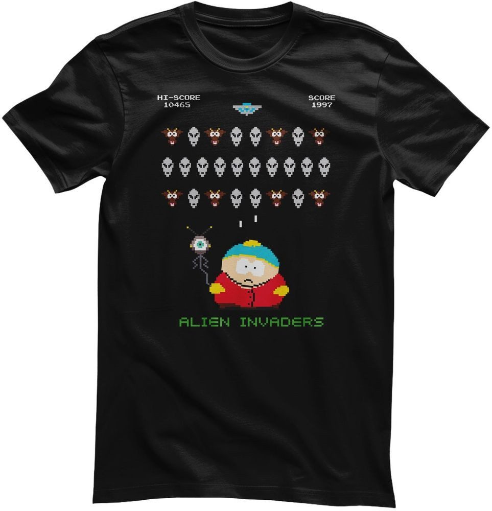 T-Shirt South Park Aliens Invaders T-Shirt