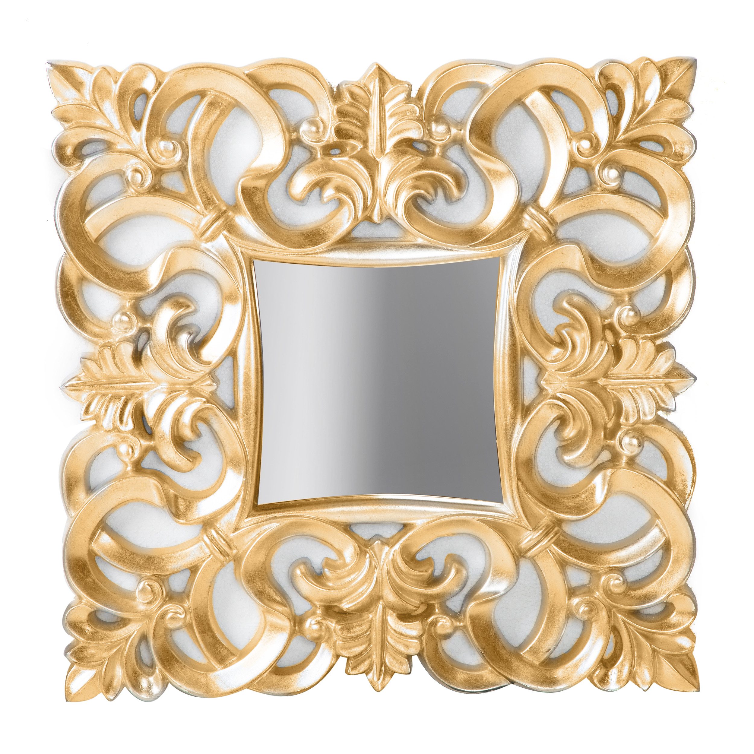 riess-ambiente Wandspiegel VENICE 75x75cm gold, Barock günstig online kaufen