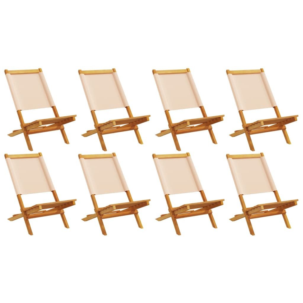 vidaXL Gartenstuhl Gartenstühle 8 Stk. Klappbar günstig online kaufen