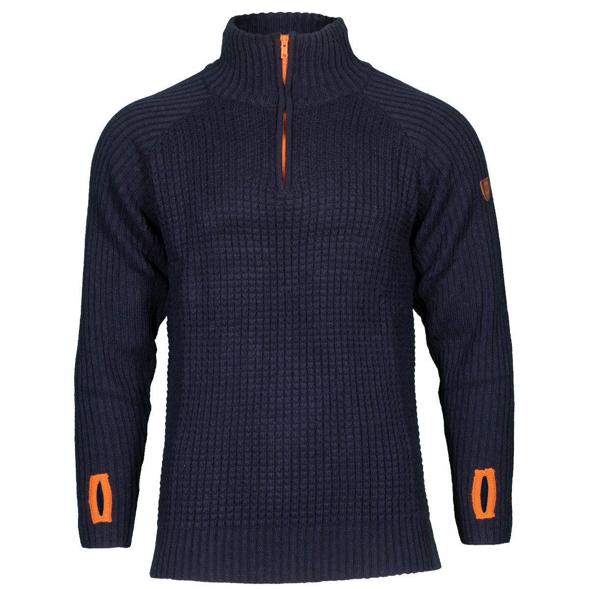 Bråtens Sweater - Villmark Pullover - mit Hochkragen und Reißverschluss