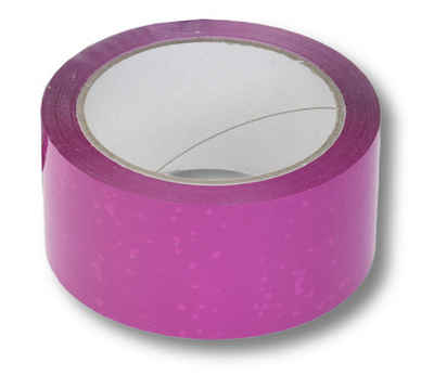 Livepac Office Klebeband Packband / Paketklebeband / 66m X 50mm / leise abrollend / Farbe: pink