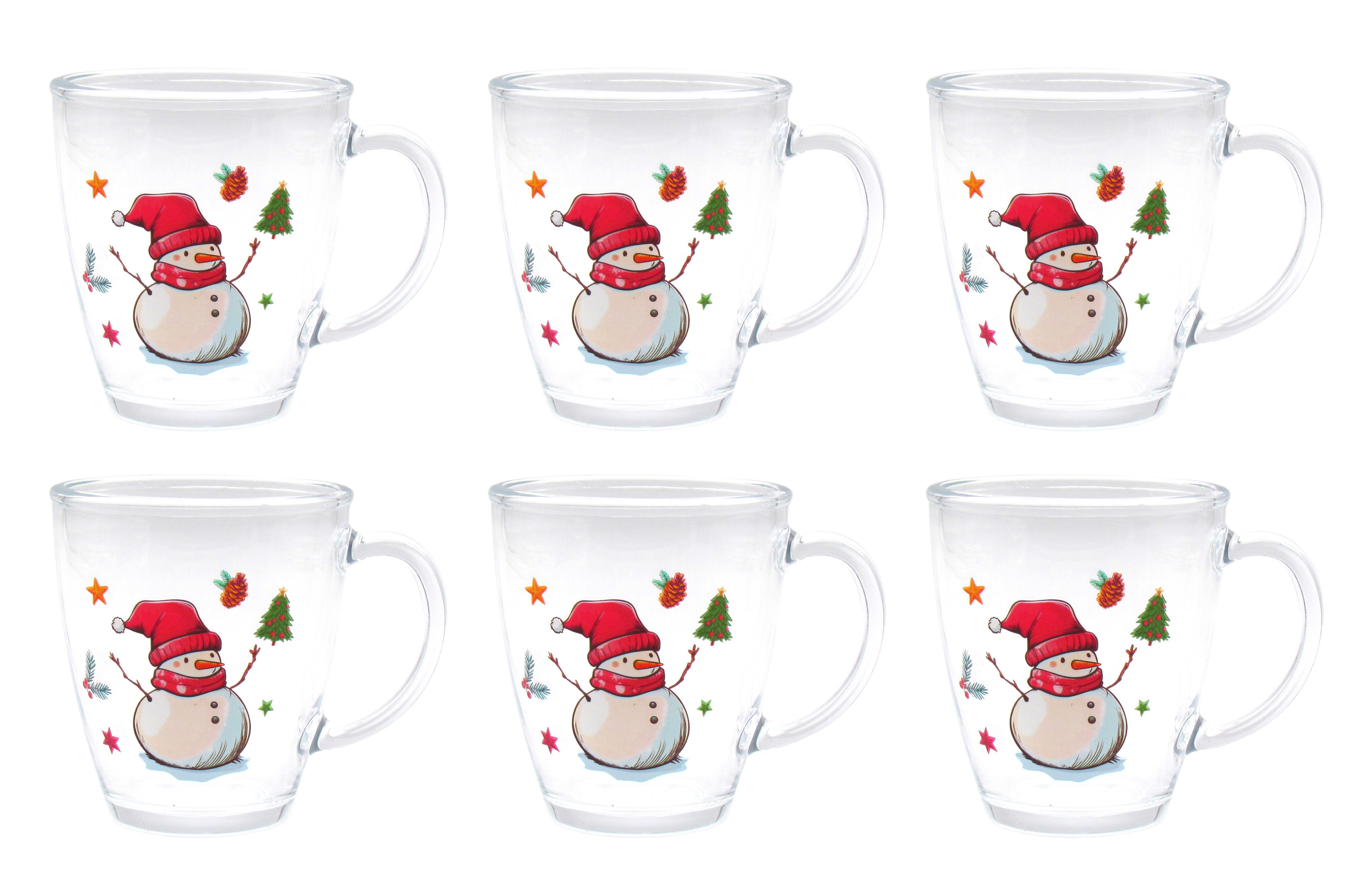 steinwohn Teeglas 6er Set Kinderpunsch- & Glühweingläser 350 ml, dickwandiges Qualitätsglas Mikrowellengeeignet – Bild 3 von 4