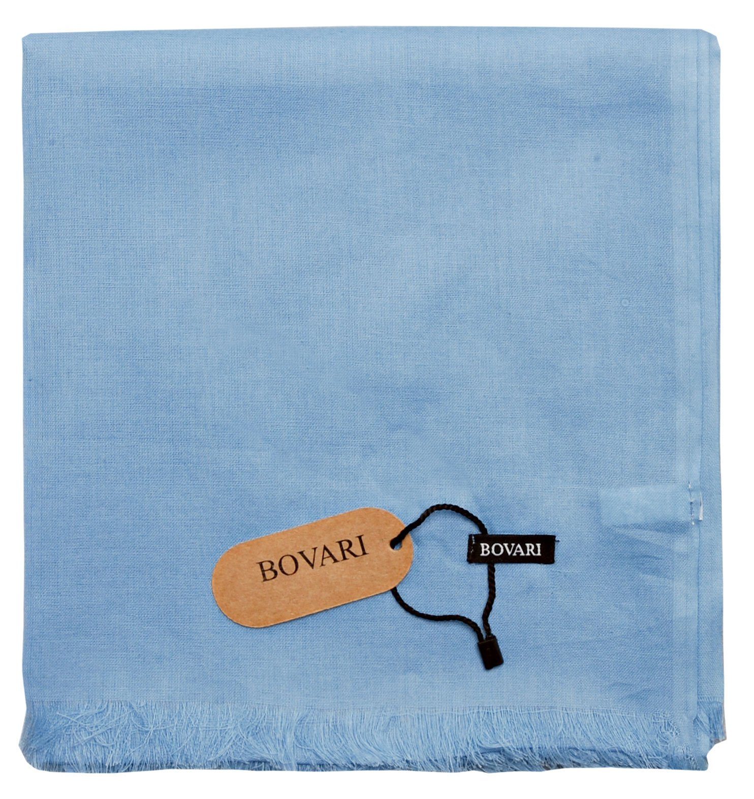 Bovari Schal Damen-Schal aus 100% gekämmter Bio-Baumwolle - handgewebt, - leicht, atmungsaktiv, dünn - Sommerschal in XL Größe 180x70 cm