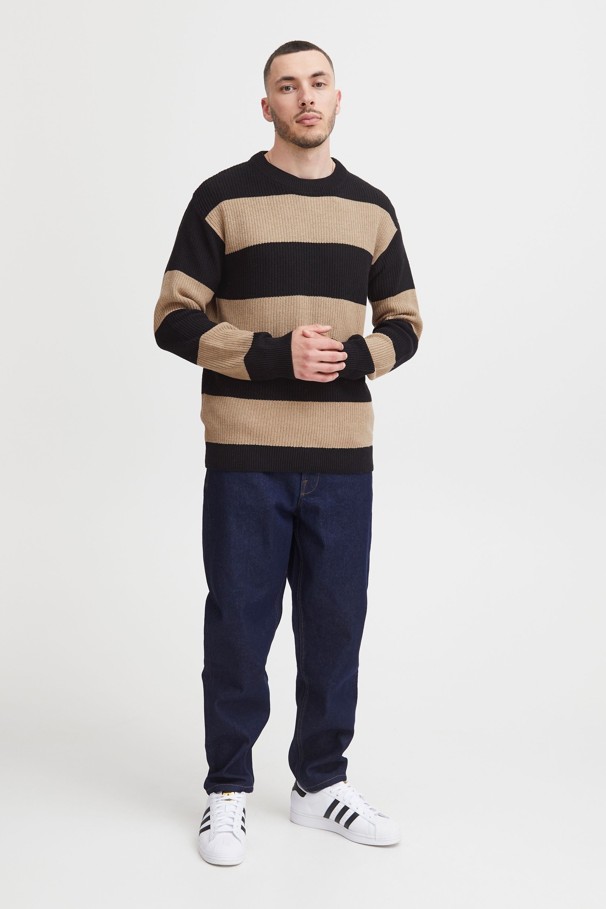 !Solid Strickpullover SDSergio Crewneck 21301066-ME Modischer günstig online kaufen