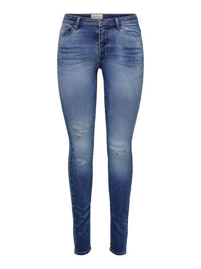 ONLY Skinny-fit-Jeans ONLSHAPE REG SKINNY DNM GEN857 mit Destroyed Effekt