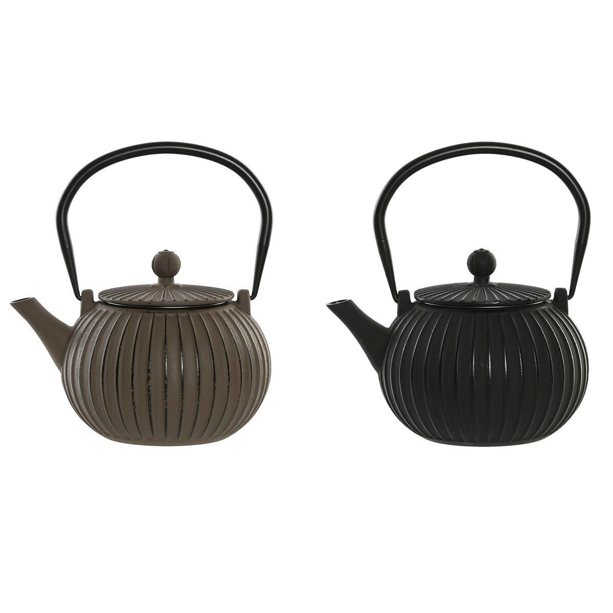 Teekanne Teekanne Teebereiter Teekessel Home Schwarz Beige Edelstahl Eisen 1 L