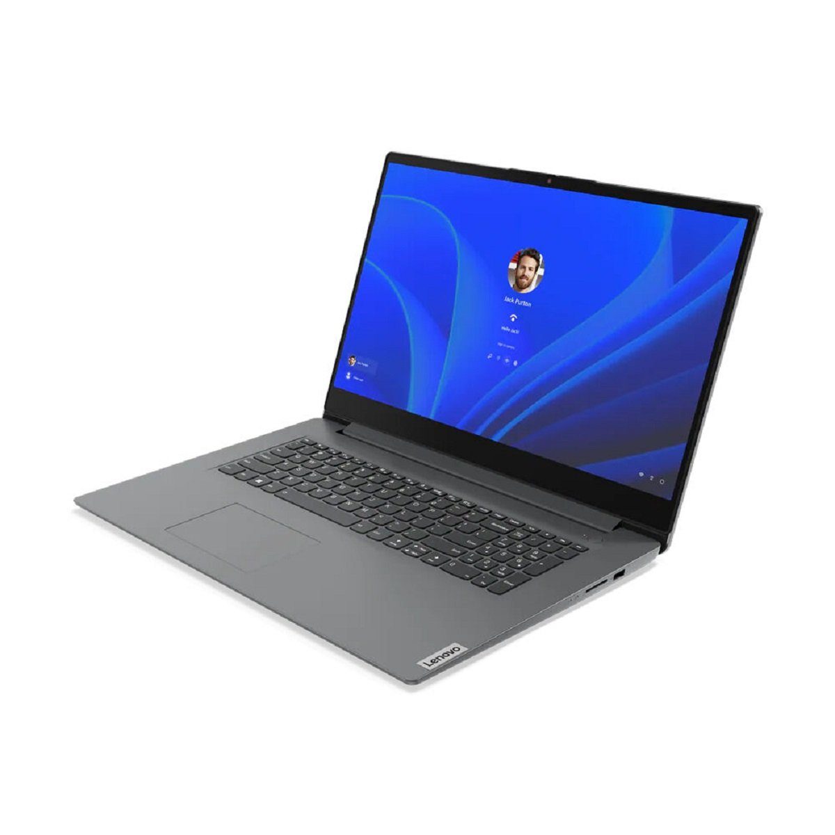 Microsoft Professional) Notebook 256 Pentium Windows Lenovo 2021 SSD, V17-G4, Pro 11 Zoll, 16GB (44,00 cm/17.3 inkl. Intel RAM, und Grafik, Office U300, GB UHD