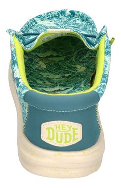 Hey Dude WALLY H2O TROPICAL Schnürschuh Blue Tropical