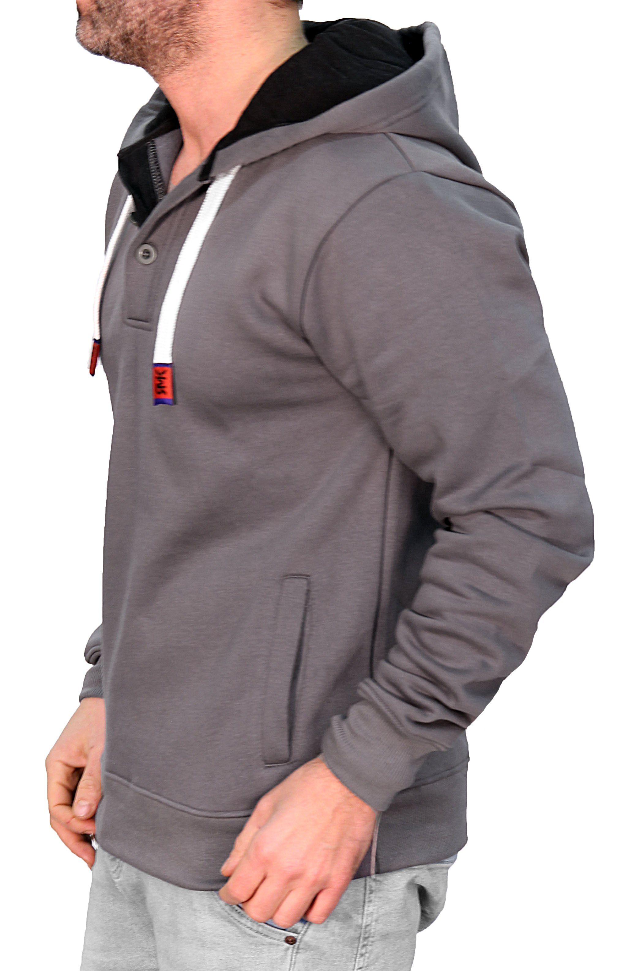 RMK Hoodie Herren Kapuzenpullover Langarmshirt Kapuze Basic Longsleeve Tasc günstig online kaufen