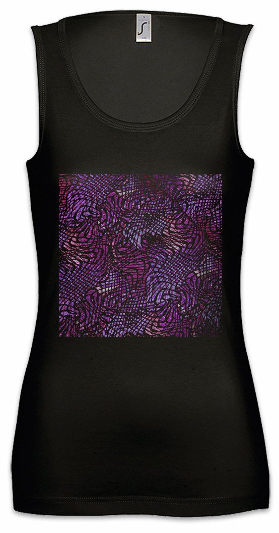 Tanktop Kaleidoscope Square I Ärmelloses Damen T-Shirt Crystal Kaleidoskop