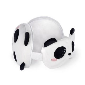 Legami Reisekissen Reisekissen mit Schlafmaske - Panda