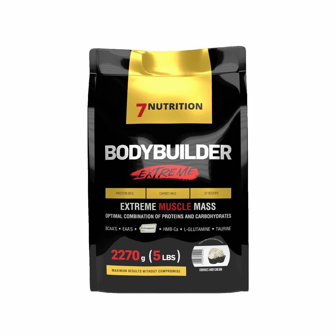 7Nutrition Bodybuilder EXTREME 2270g + Whey Protein, Creatin, Glutamin Pulver