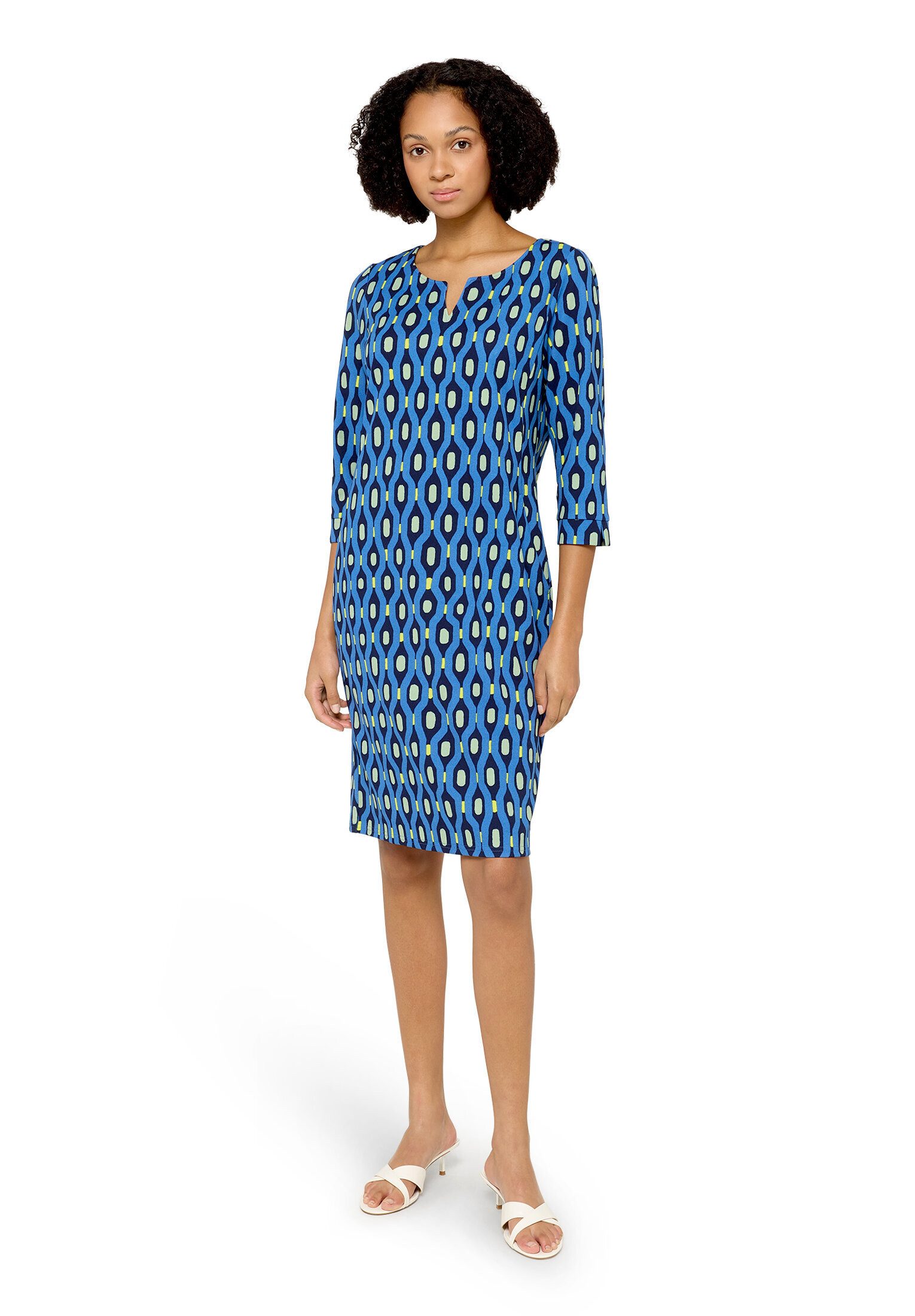 Cartoon Druckkleid Damen mit Muster