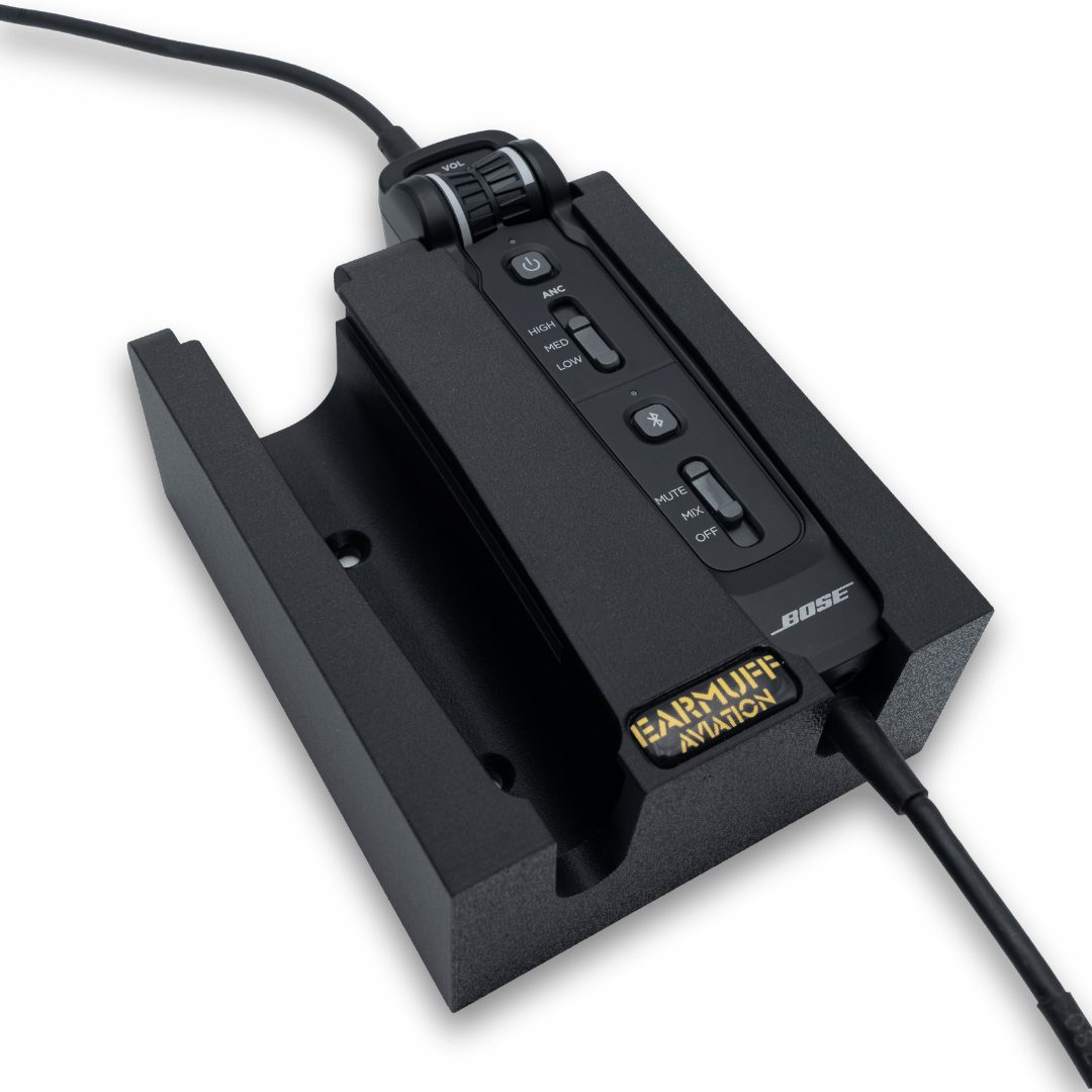 EARMUFF Headset-Halterung Bose A30 Doppel-Halterung für Bedieneinheit