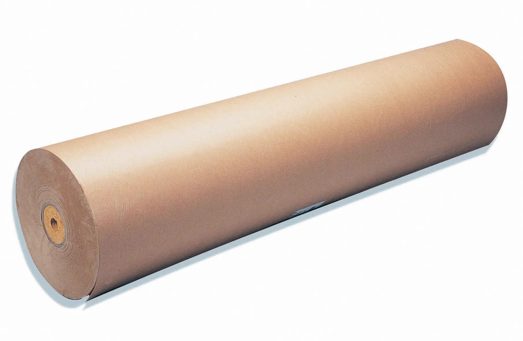 CLAIREFONTAINE Zeichenpapier Kraftpapier gerippt 60g, Rolle 400x0,70m Kraft braun 295771C, Geschenkpapiere und Verpackung