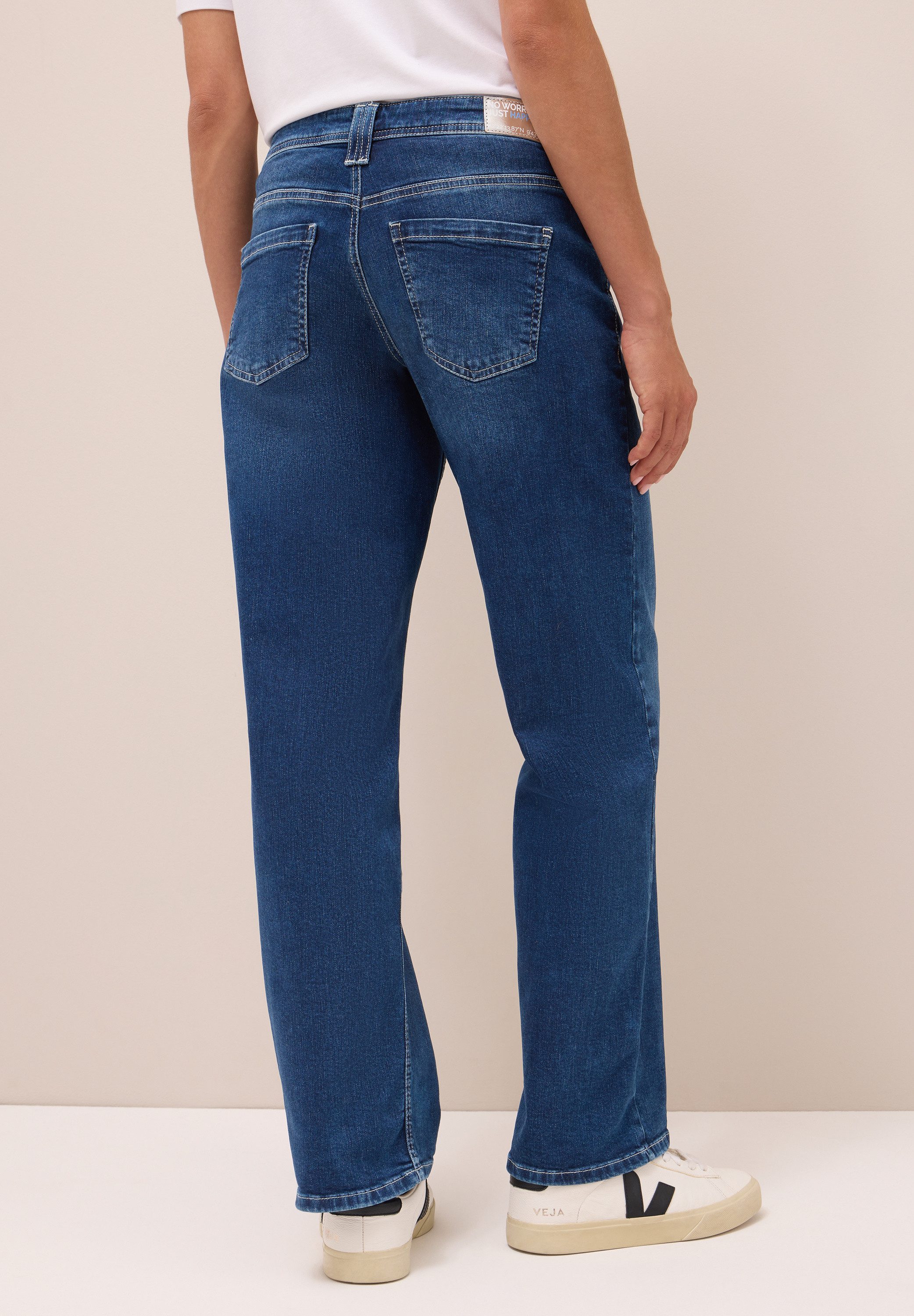 STREET ONE Loose-fit-Jeans aus Baumwolle mit günstig online kaufen