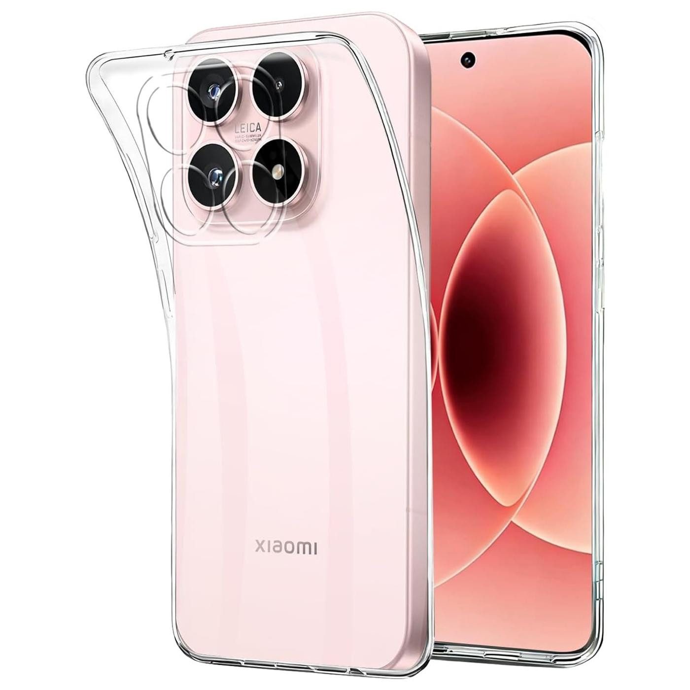 CoolGadget Handyhülle Transparent Ultra Slim Case für Xiaomi 17 6,3 Zoll, Silikon Hülle Dünne Schutzhülle für Xiaomi 17 5G Hülle