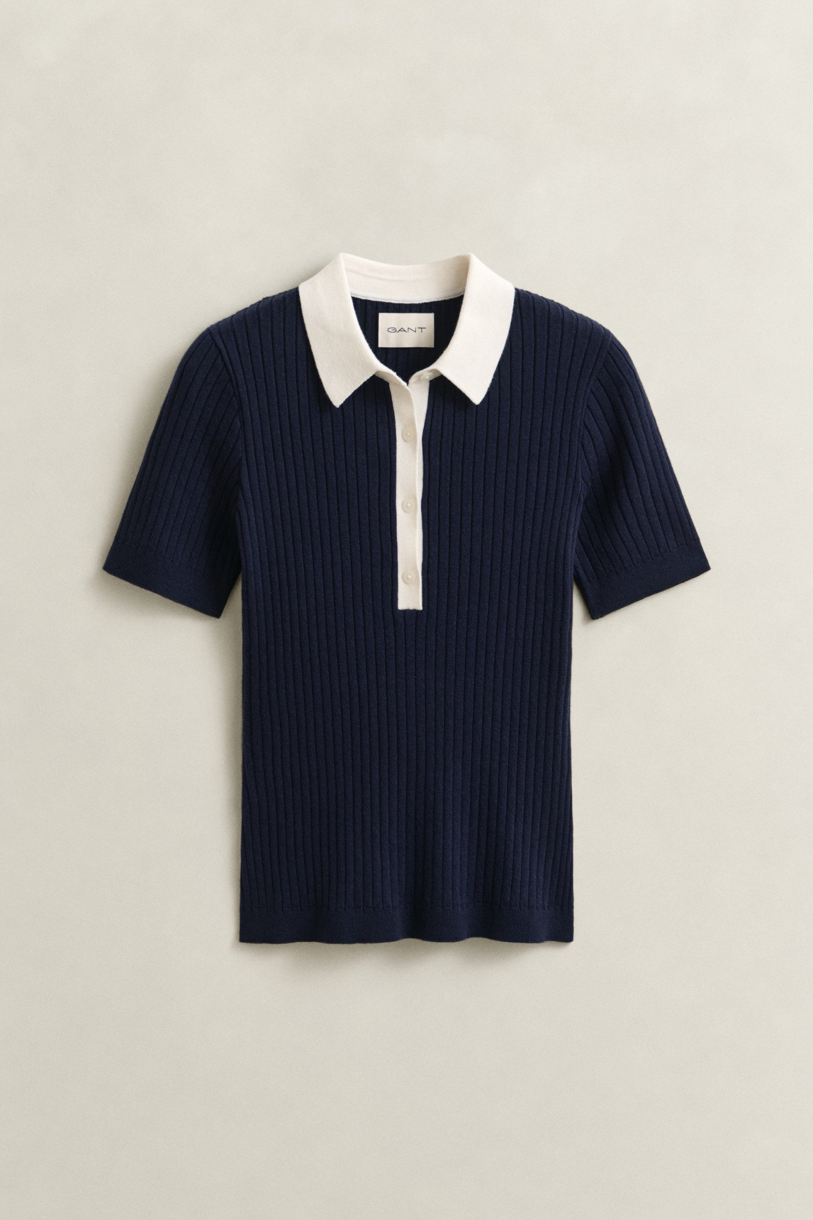 Gant Strickpullover RIB KNIT SS RUGGER