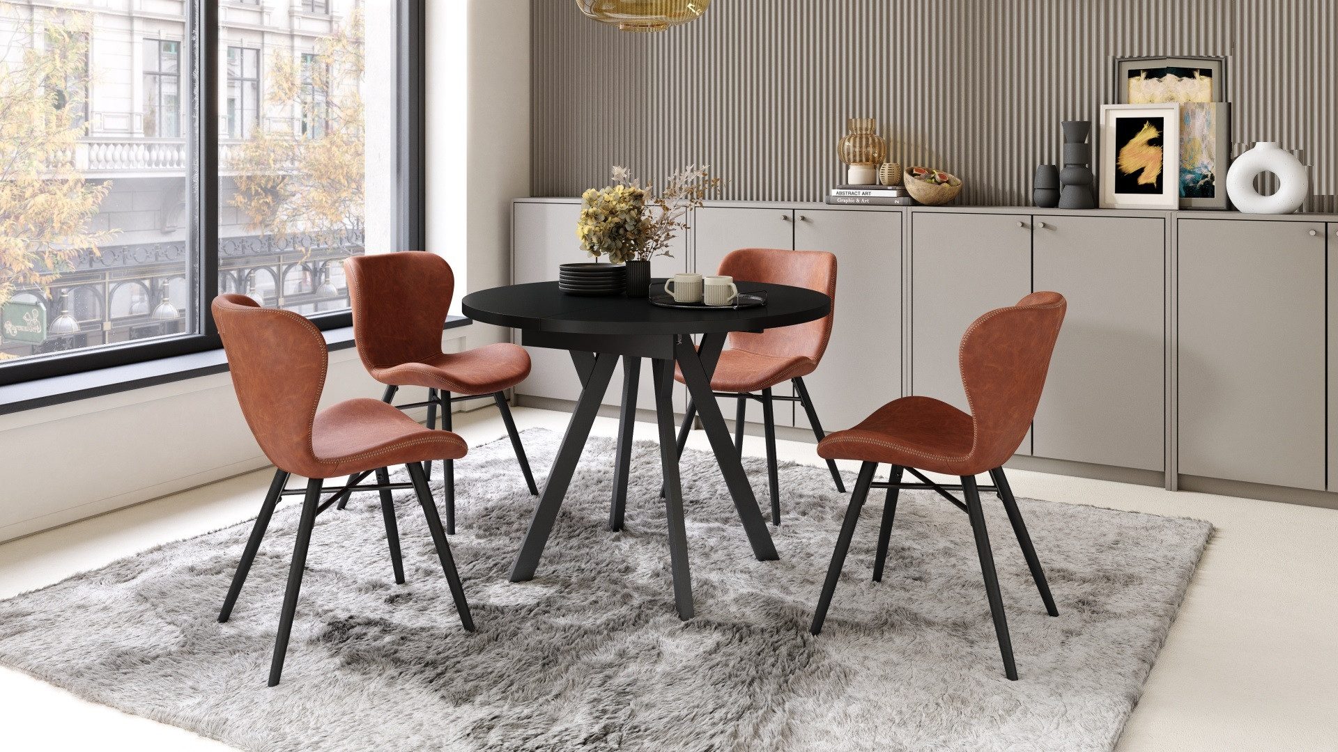 designimpex Esstisch Design Esstisch Aldo ausziehbar günstig online kaufen