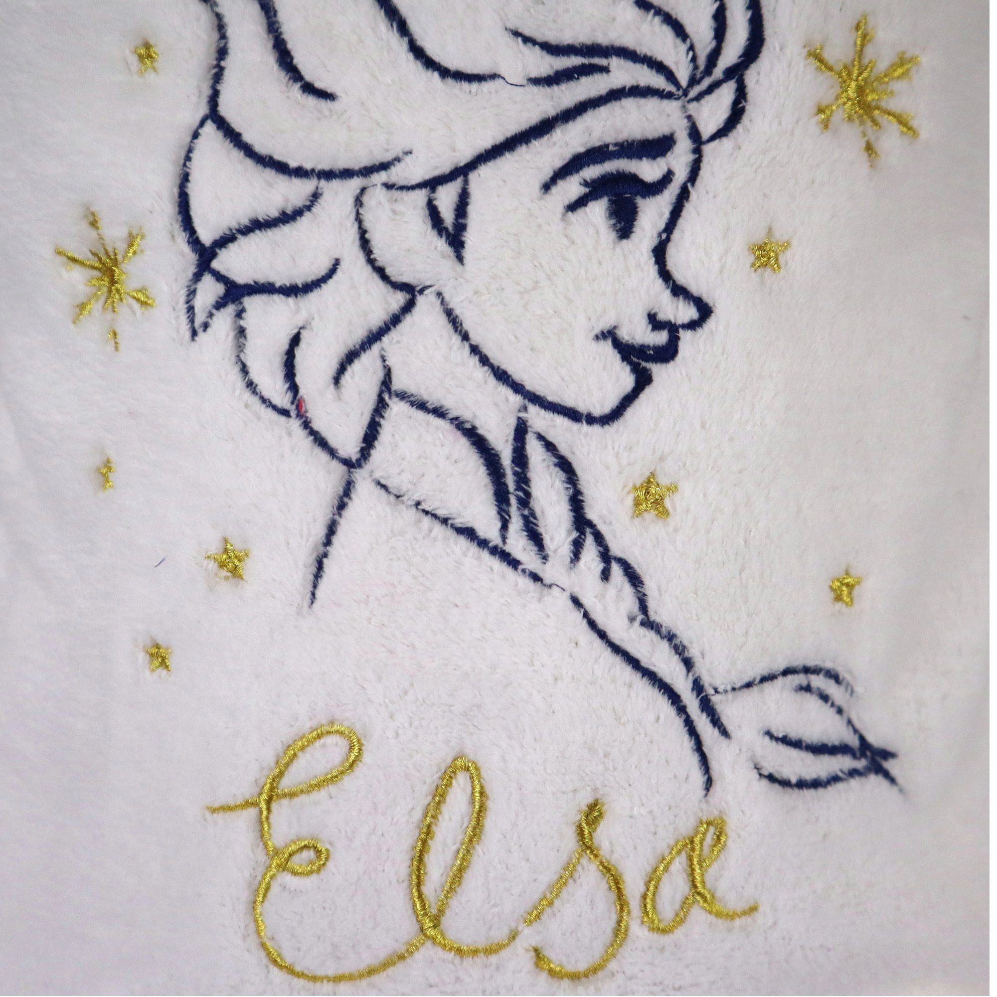 Disney Frozen Hausanzug Kinder Gr. 128, 92 mit Fleece Eiskönigin in bis Elsa Weiß, Schlafanzug der